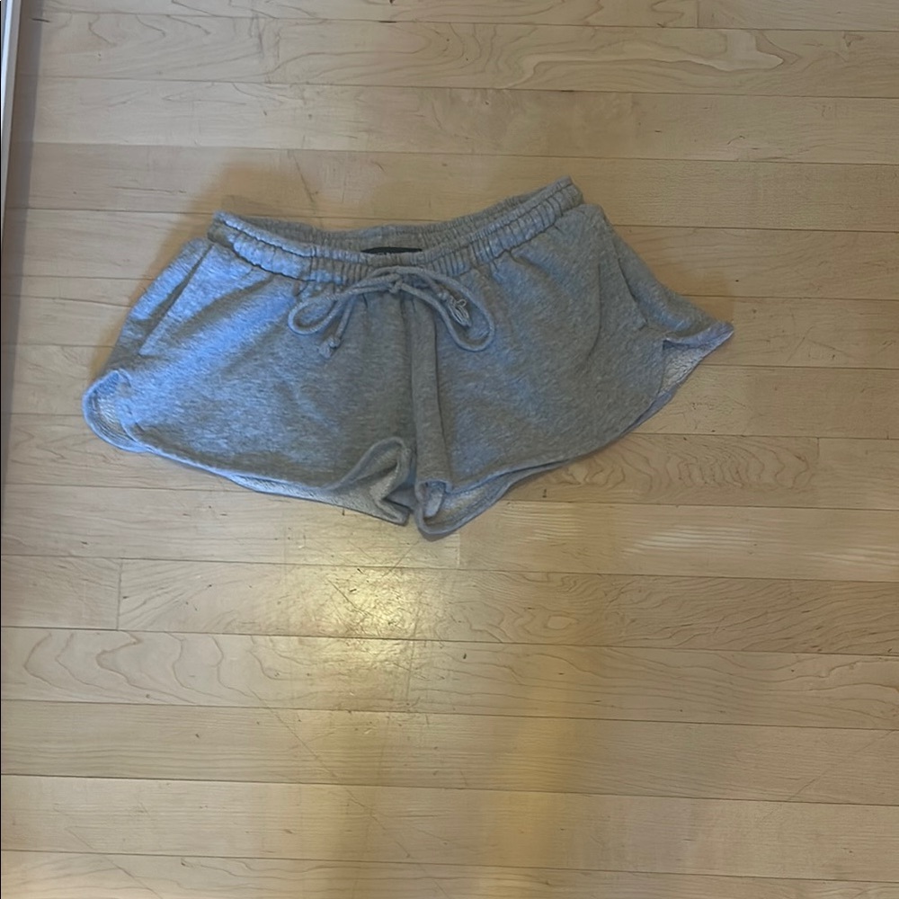 Women's Gray brandy sweatshorts
